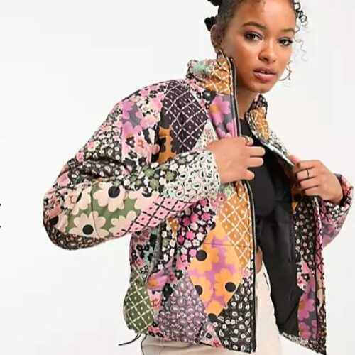 Doudoune Patchwork Asos